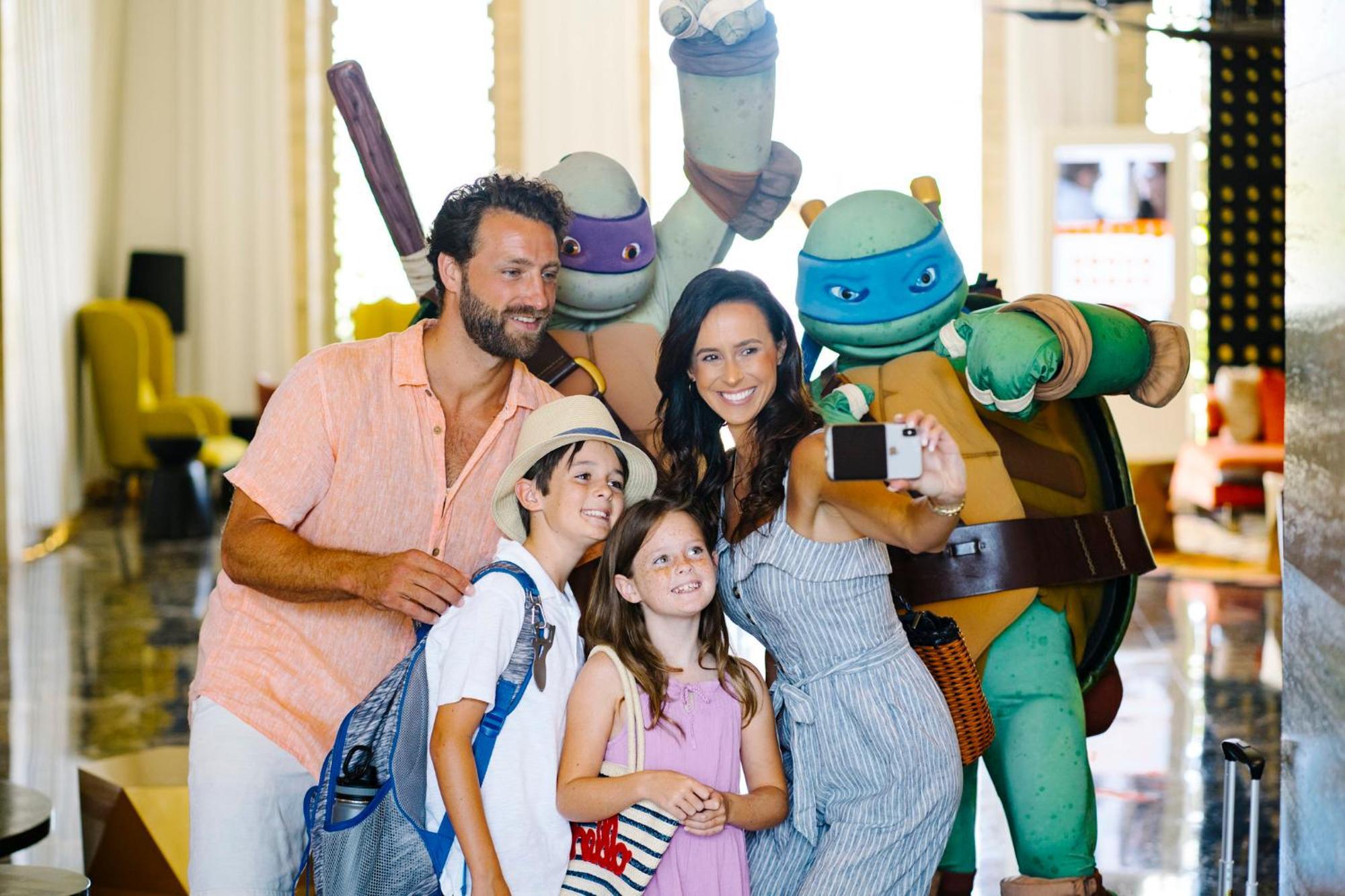 Nickelodeon Hotels & Resorts Punta Cana Exterior photo The Teenage Mutant Ninja Turtles at the Nickelodeon Hotel in Punta Cana, Dominican Republic
